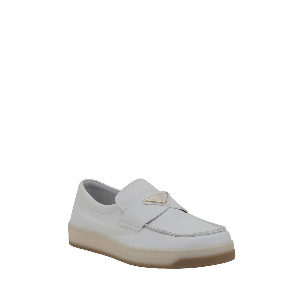 Prada Black Leather Loafers – Timeless Elegance Redefined