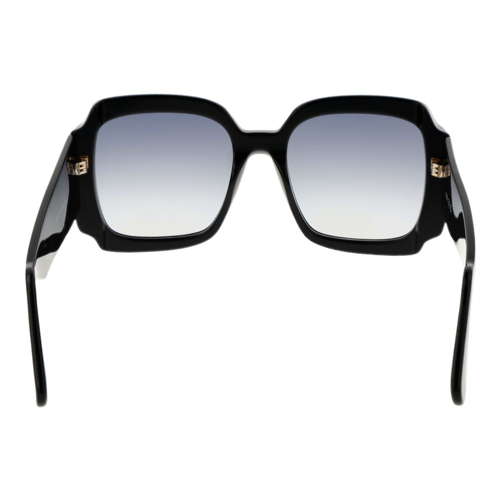 GCDS Black Acetate Unisex Sunglasses with Timeless Style