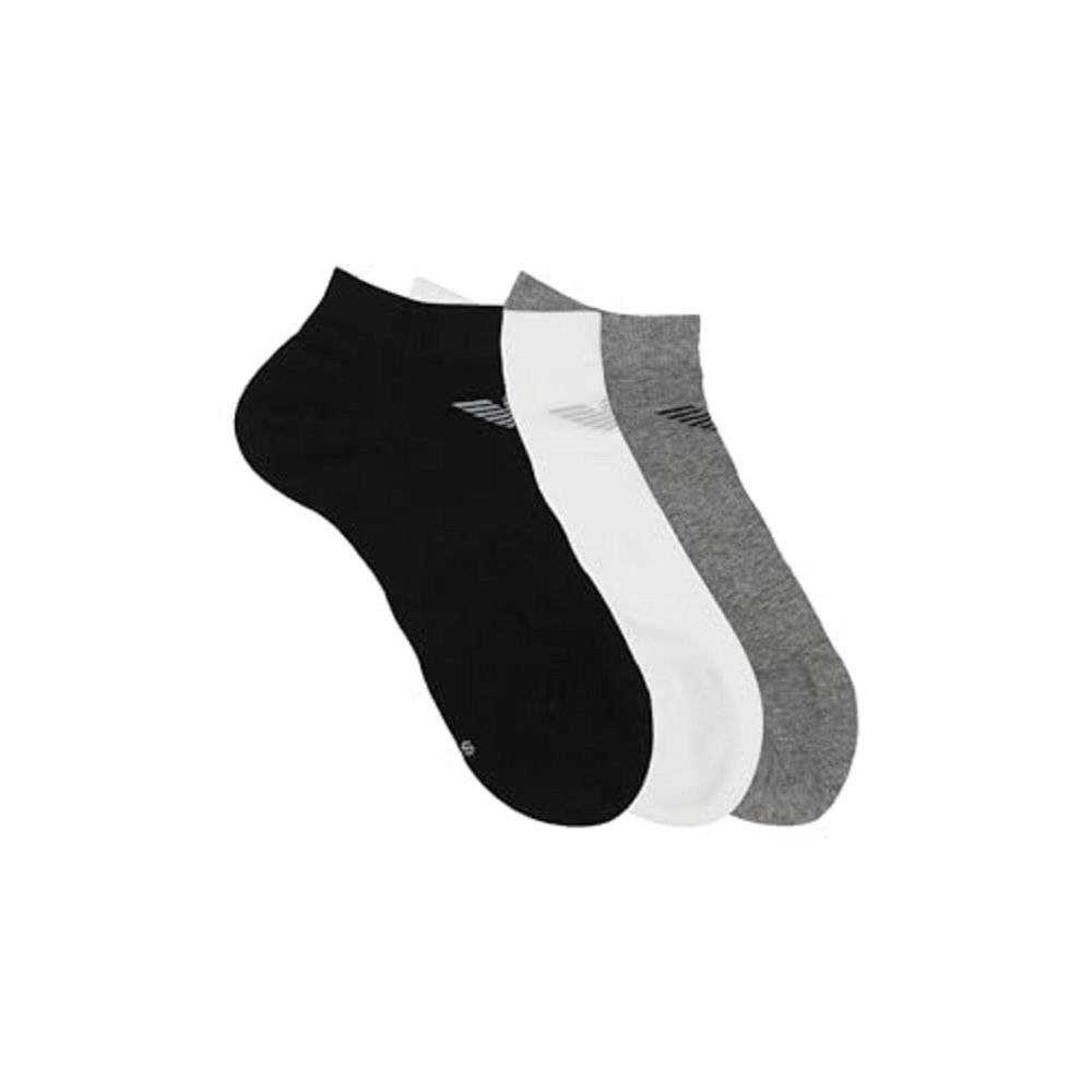 Emporio Armani Gray Cotton Sock Luxury Essential