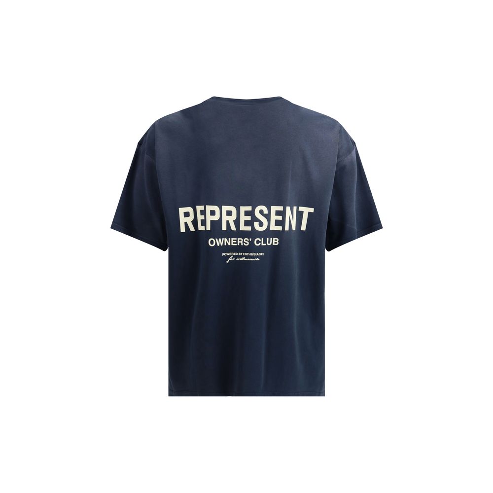 Represent White Cotton T-Shirt - Modern Elegance in Luxury Fashion