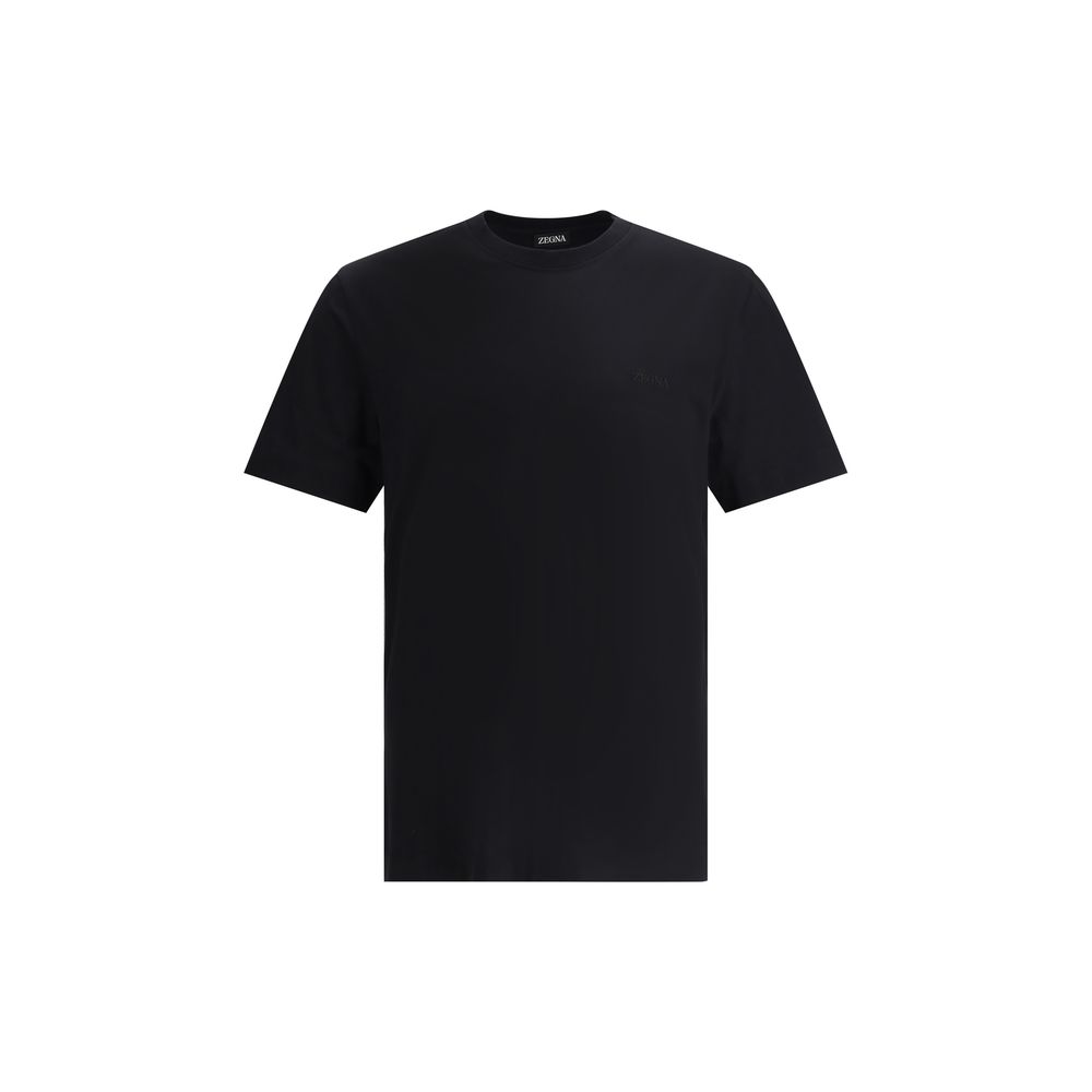 ZEGNA White Cotton T-Shirt for Effortless Sophistication