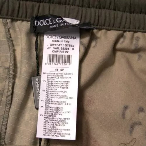 Dolce & Gabbana Multicolor Cotton Jogger Sweatpants