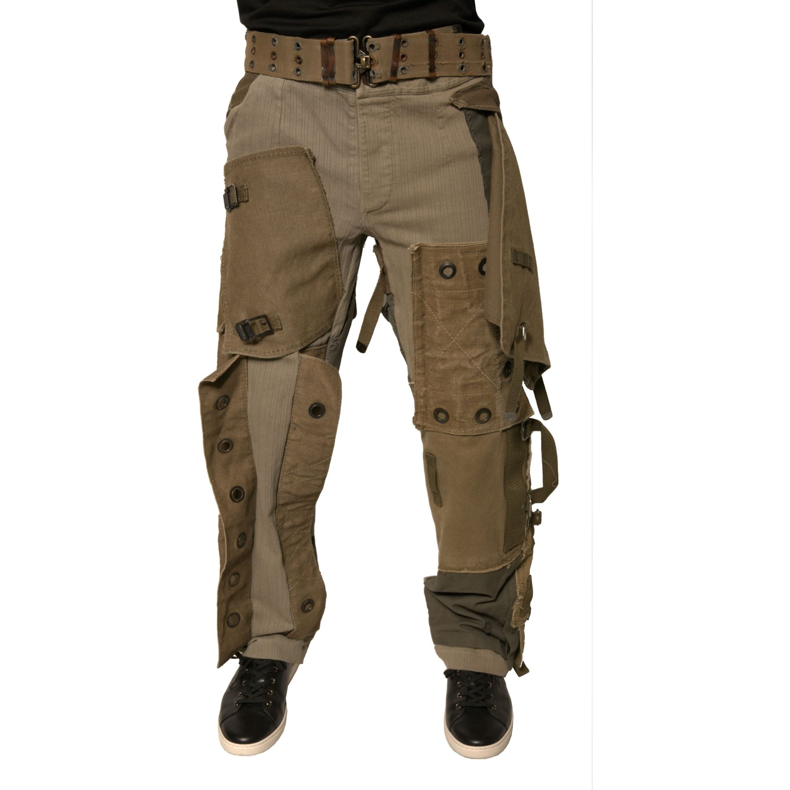 Dolce & Gabbana Multicolor Cotton Cargo Pants