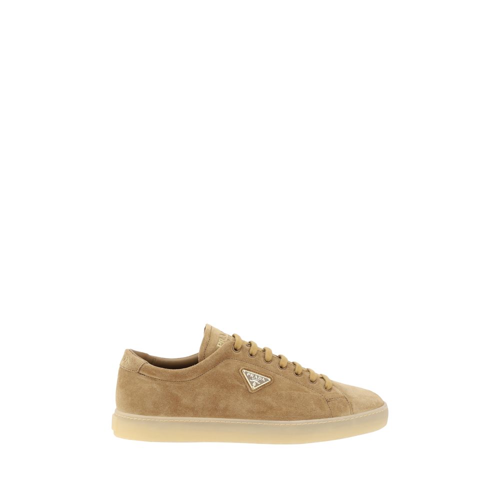 Prada Beige Suede Sneakers: Effortless Luxury for Every Occasion