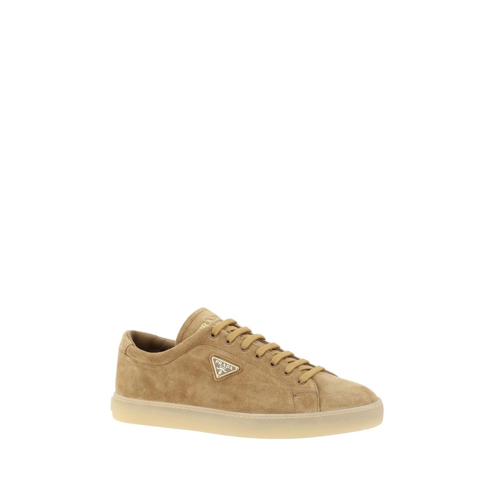 Prada Beige Suede Sneakers: Effortless Luxury for Every Occasion