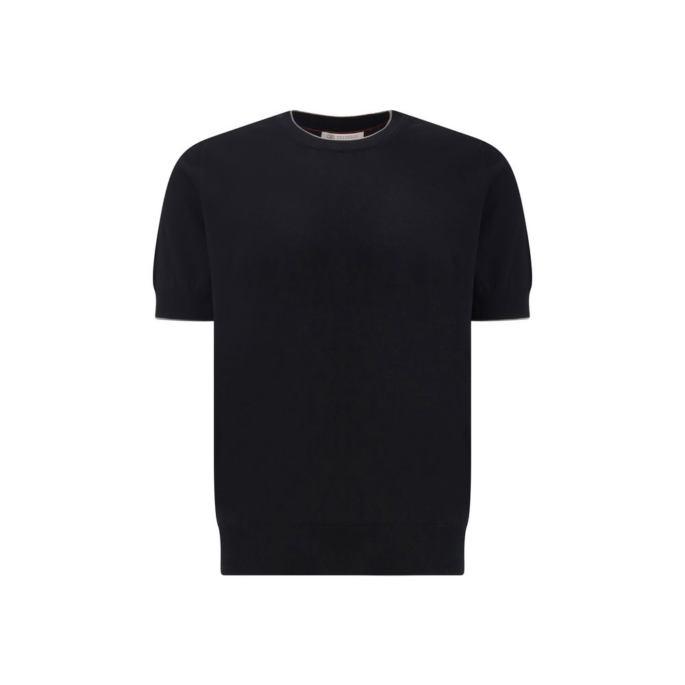 Brunello Cucinelli White Cotton T-Shirt for Elevated Style
