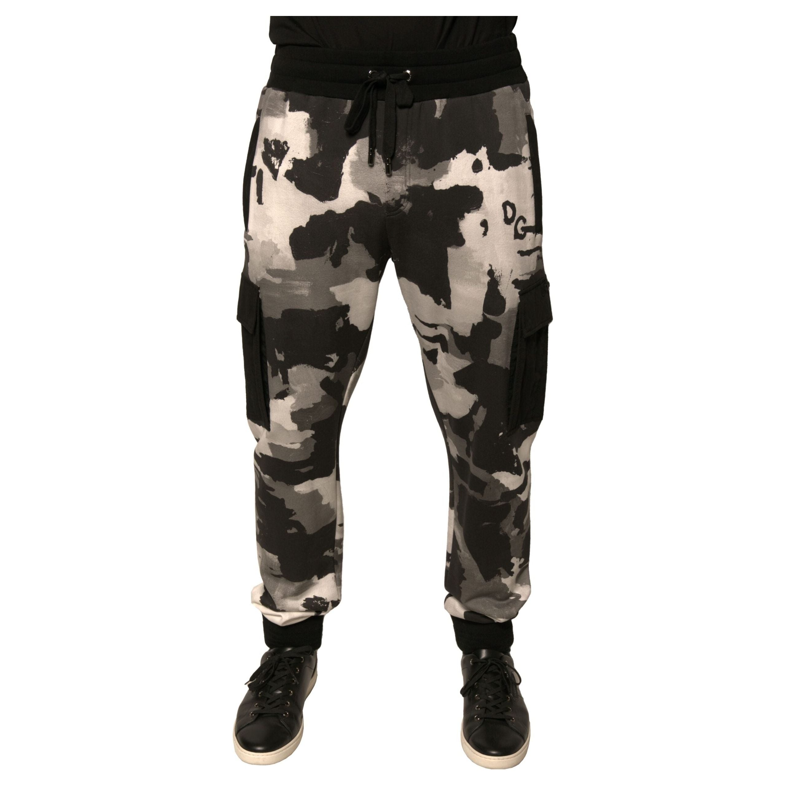 Dolce & Gabbana Multicolor Cotton Cargo Jogger Pants