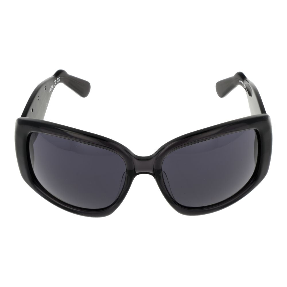 GCDS Black Acetate Sunglasses with Timeless Elegance