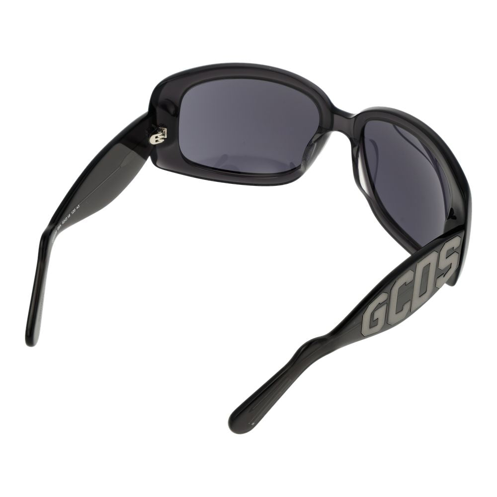 GCDS Black Acetate Sunglasses with Timeless Elegance