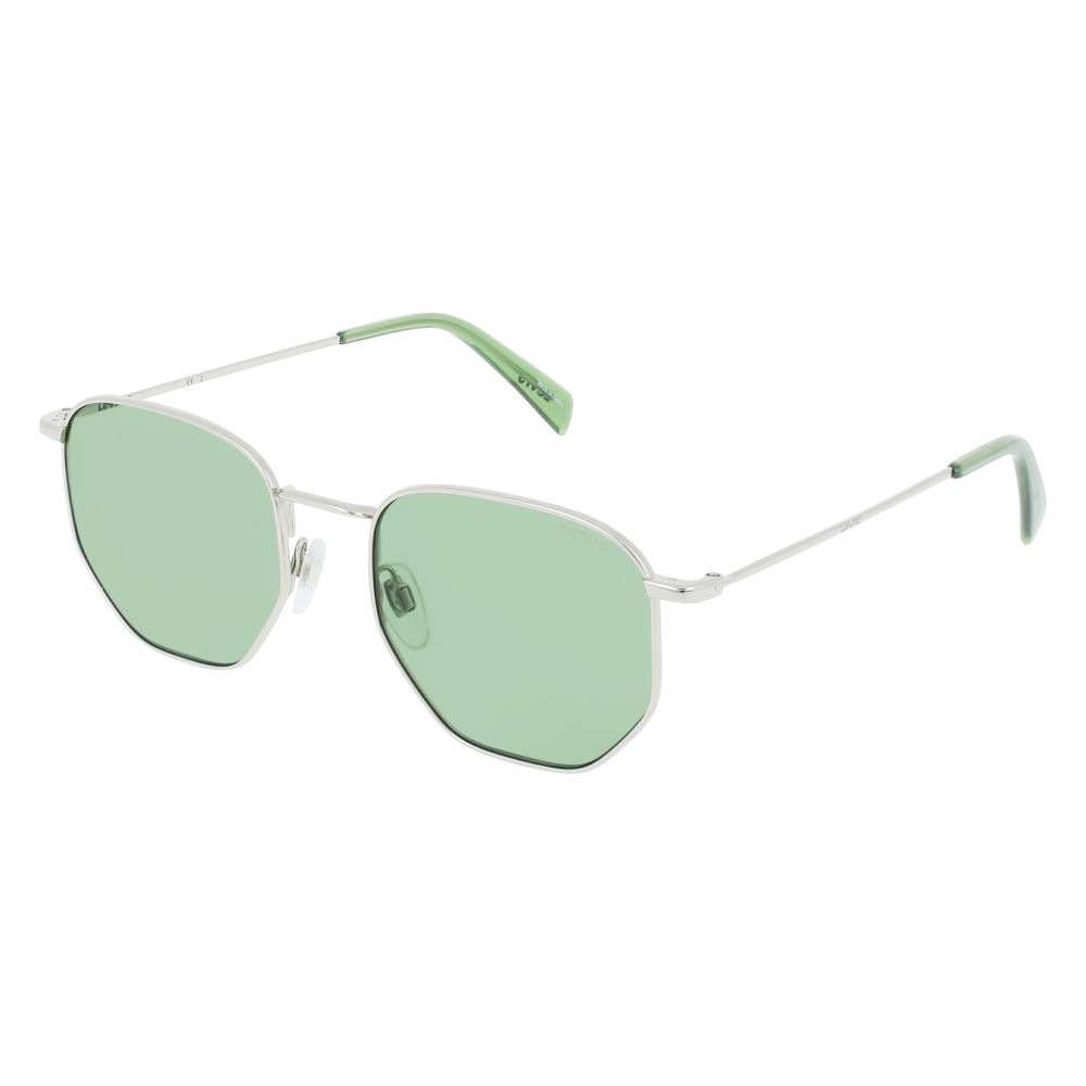 Levi's Green Metal Sunglasses for Timeless Elegance
