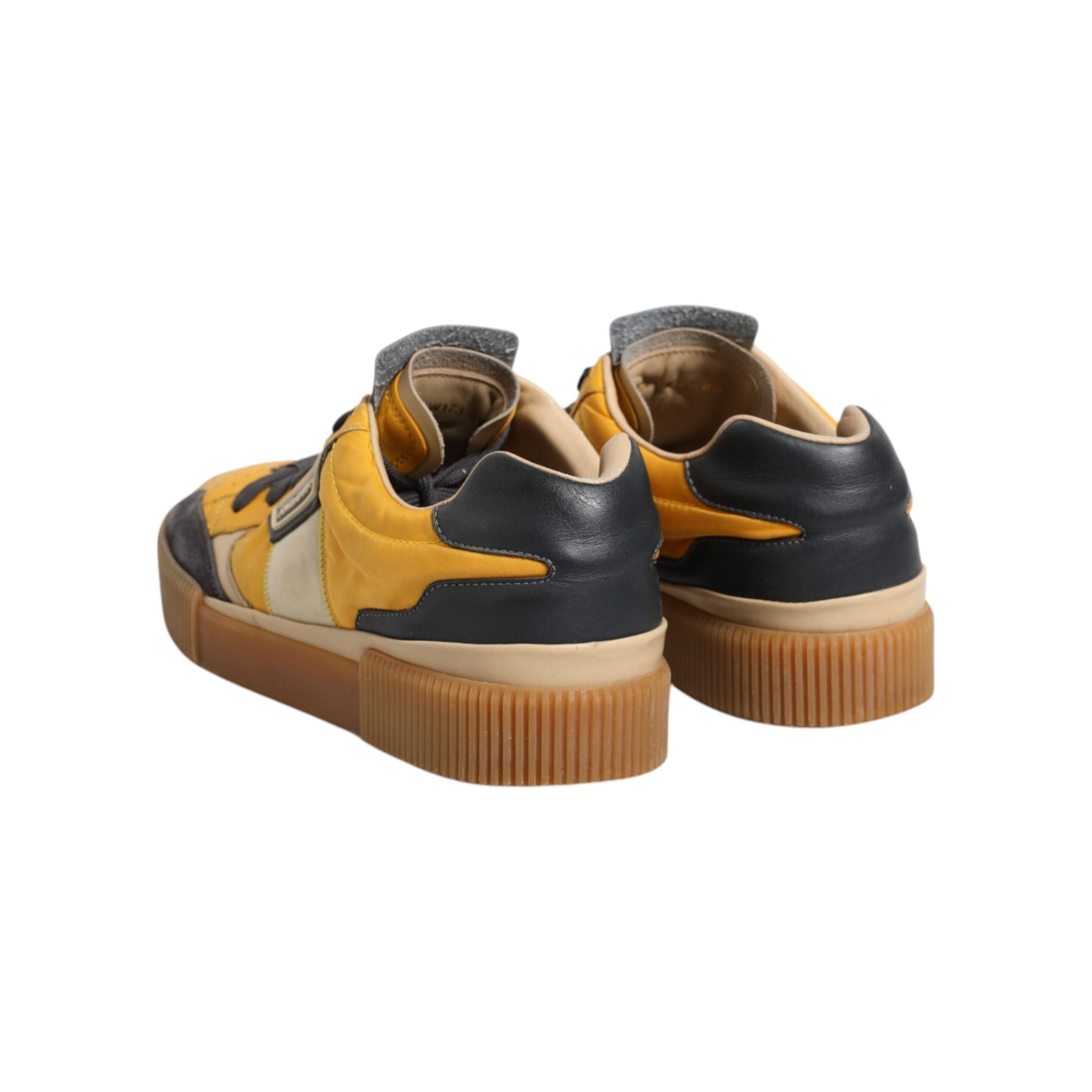 Dolce & Gabbana Multicolor Leather DNA Sneakers Shoes
