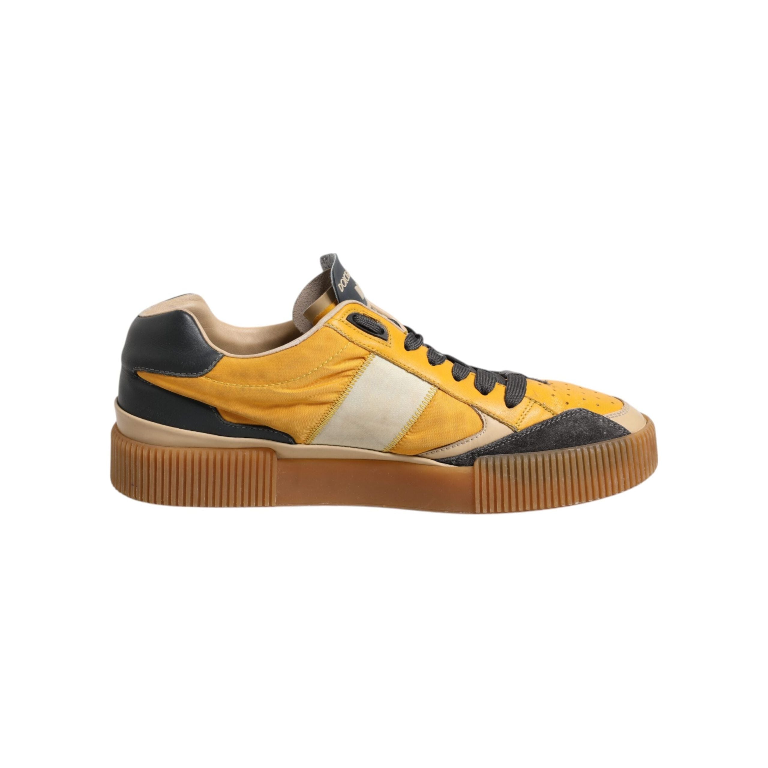 Dolce & Gabbana Multicolor Leather DNA Sneakers Shoes
