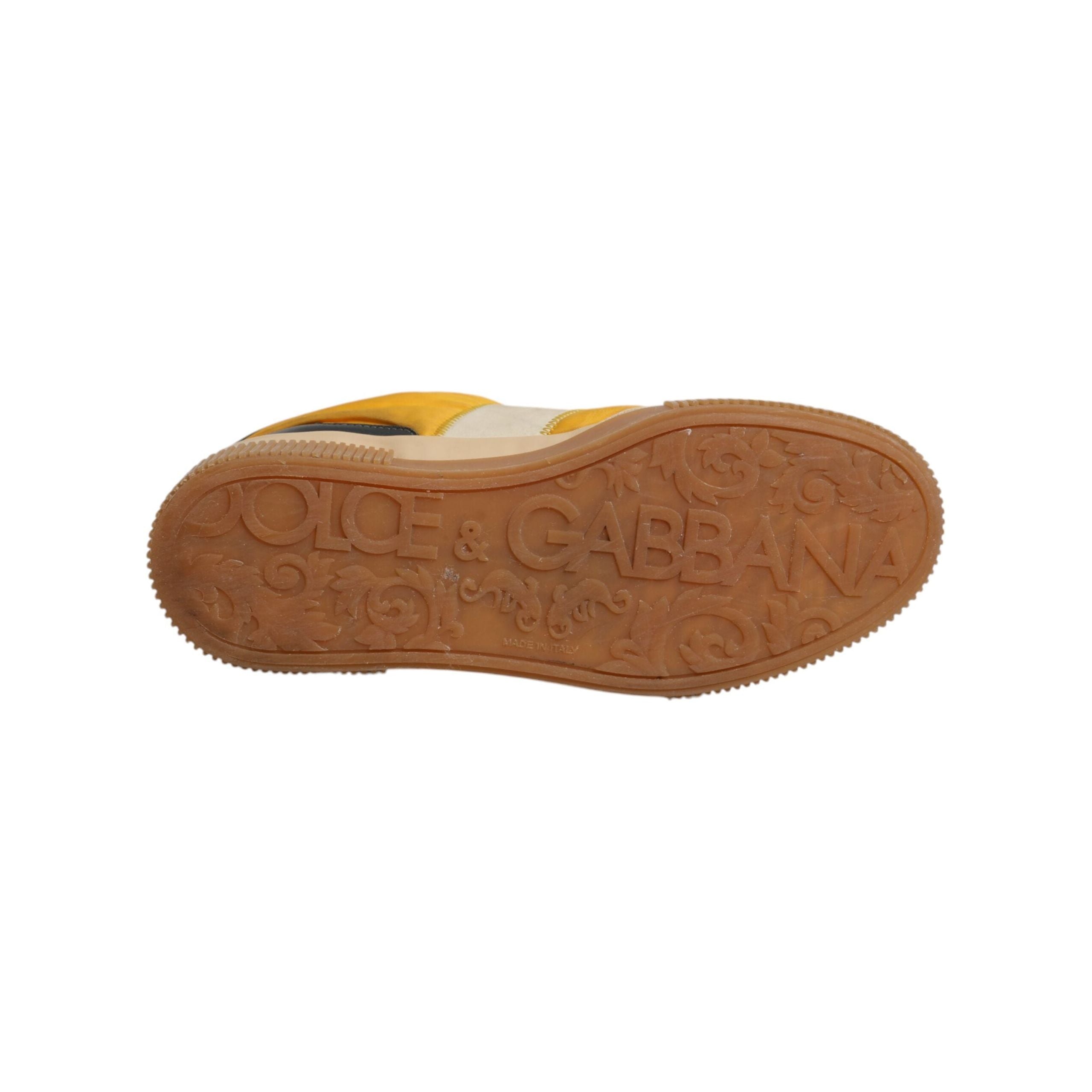 Dolce & Gabbana Multicolor Leather DNA Sneakers Shoes