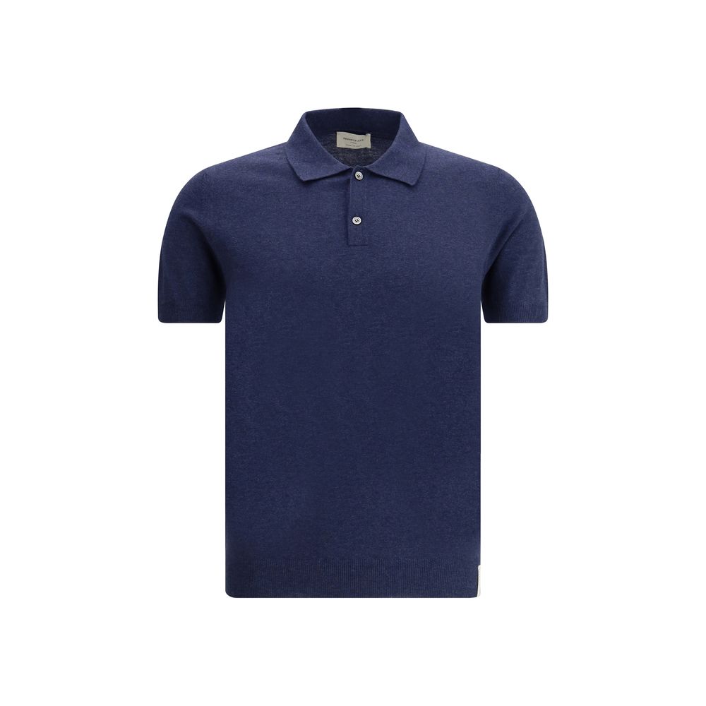 Brooksfield Navy Cotton Polo Shirt – Timeless Elegance Redefined