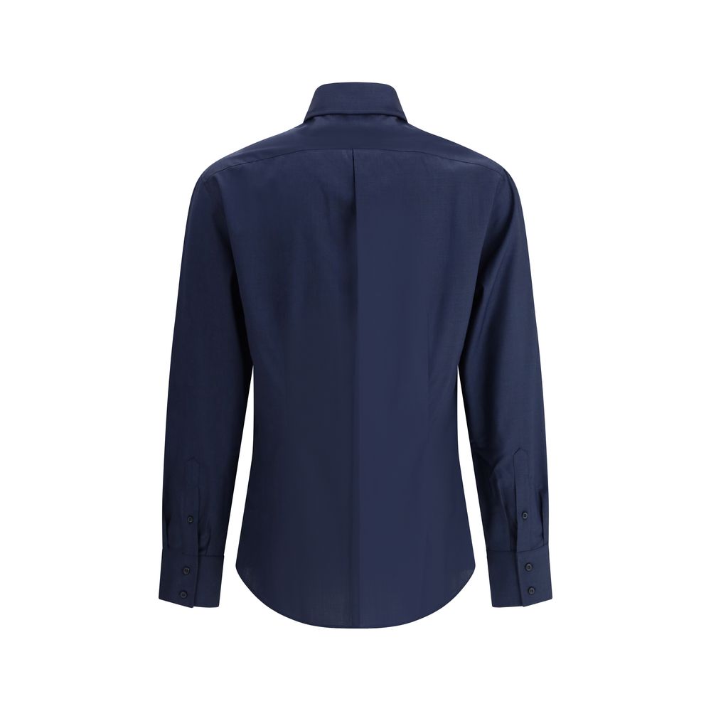 Brunello Cucinelli White Cotton Shirt for Timeless Elegance