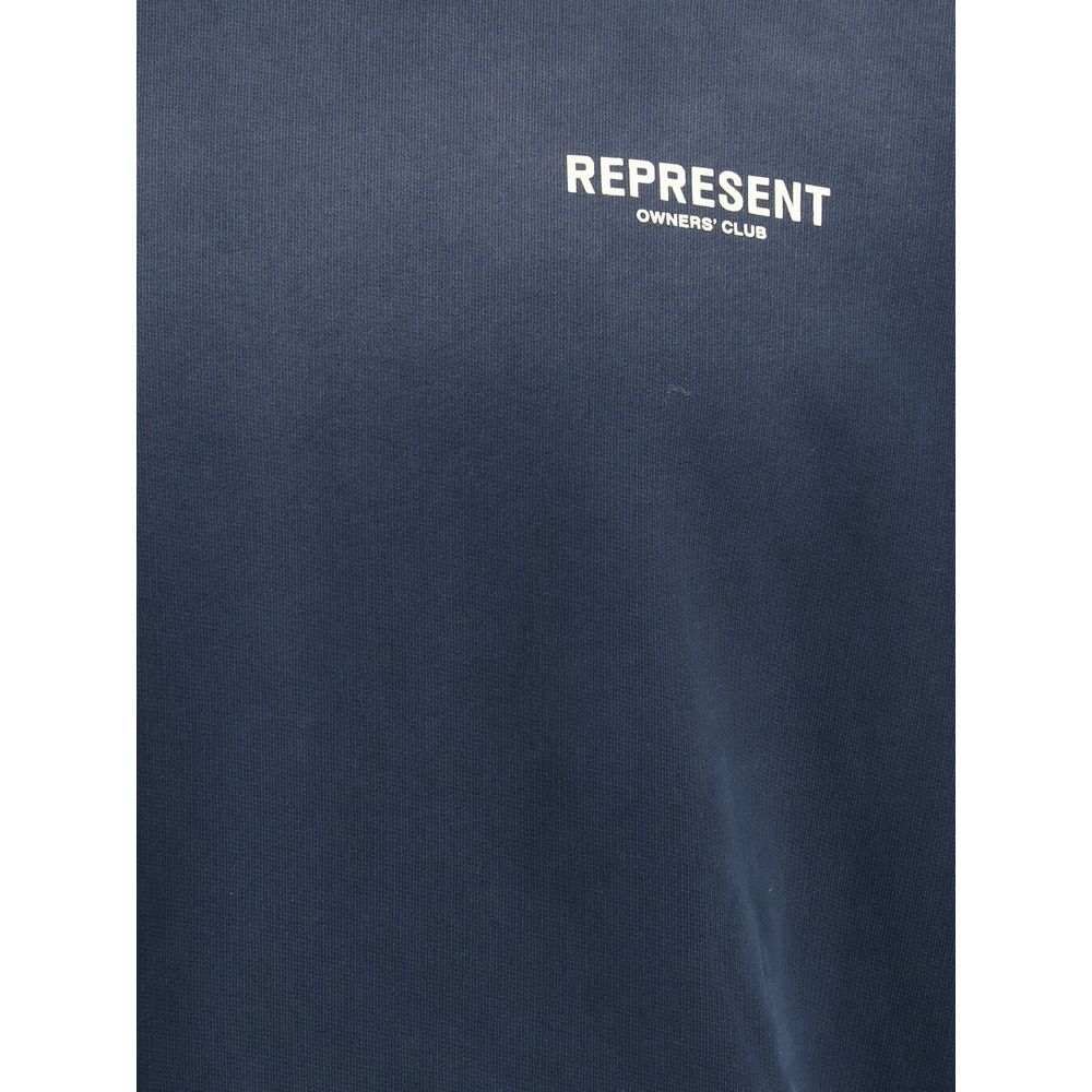 Represent Grey Luxurious Cotton Blend Hoodie