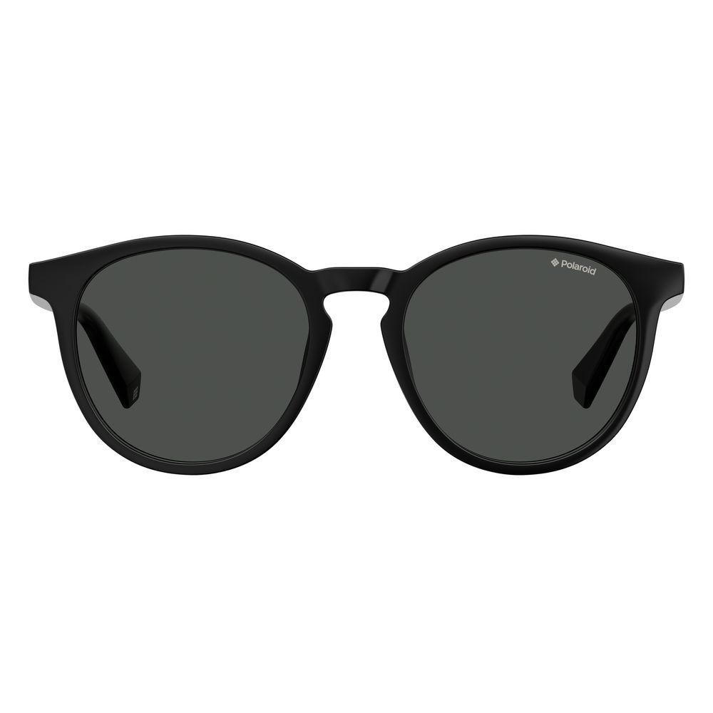 Polaroid Black Acetate Sunglasses for Timeless Elegance