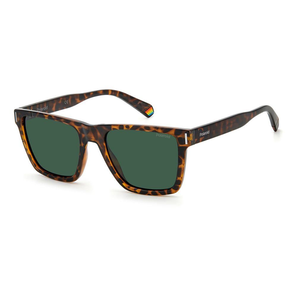 Polaroid Brown Plastic Sunglasses with Polarized Lenses