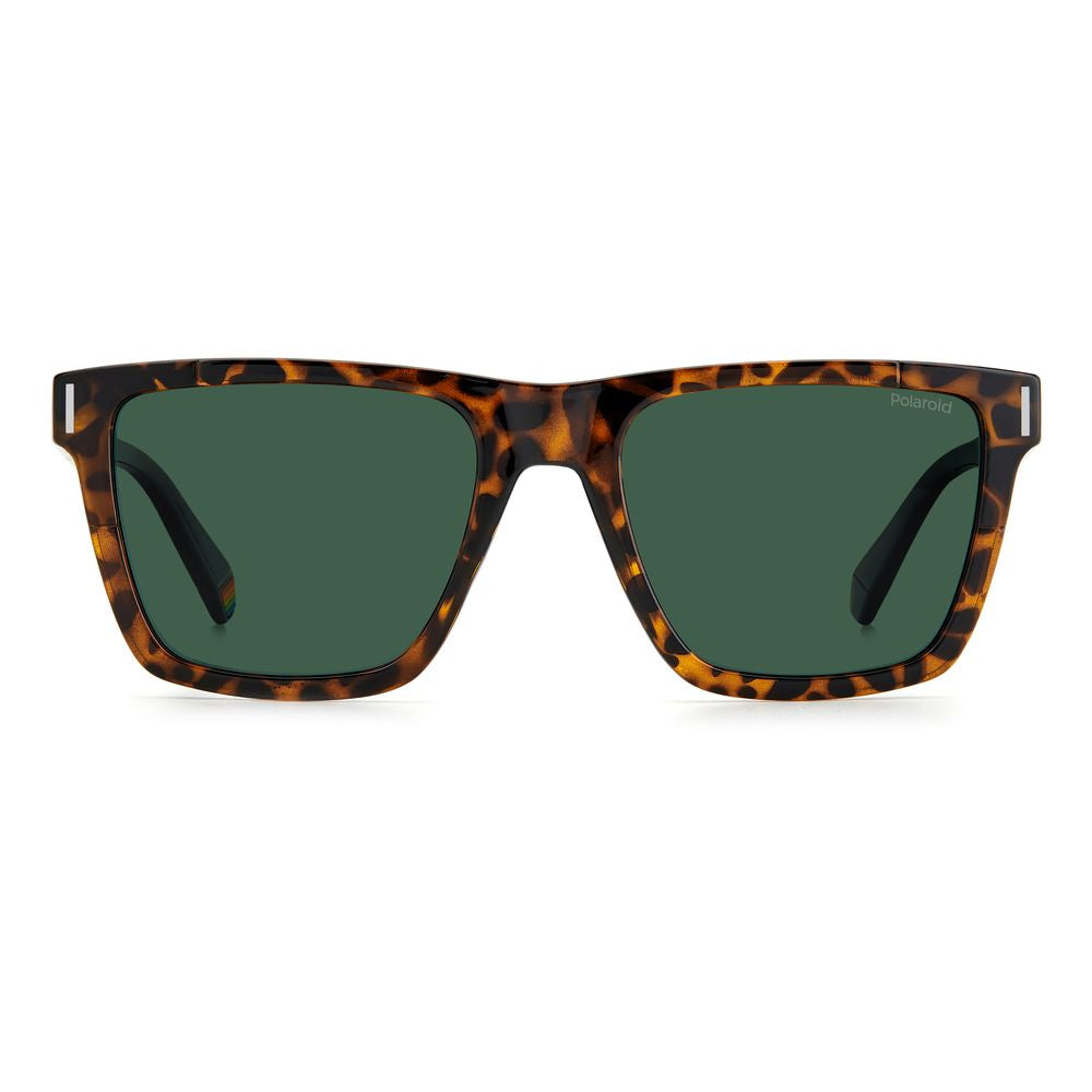 Polaroid Brown Plastic Sunglasses with Polarized Lenses