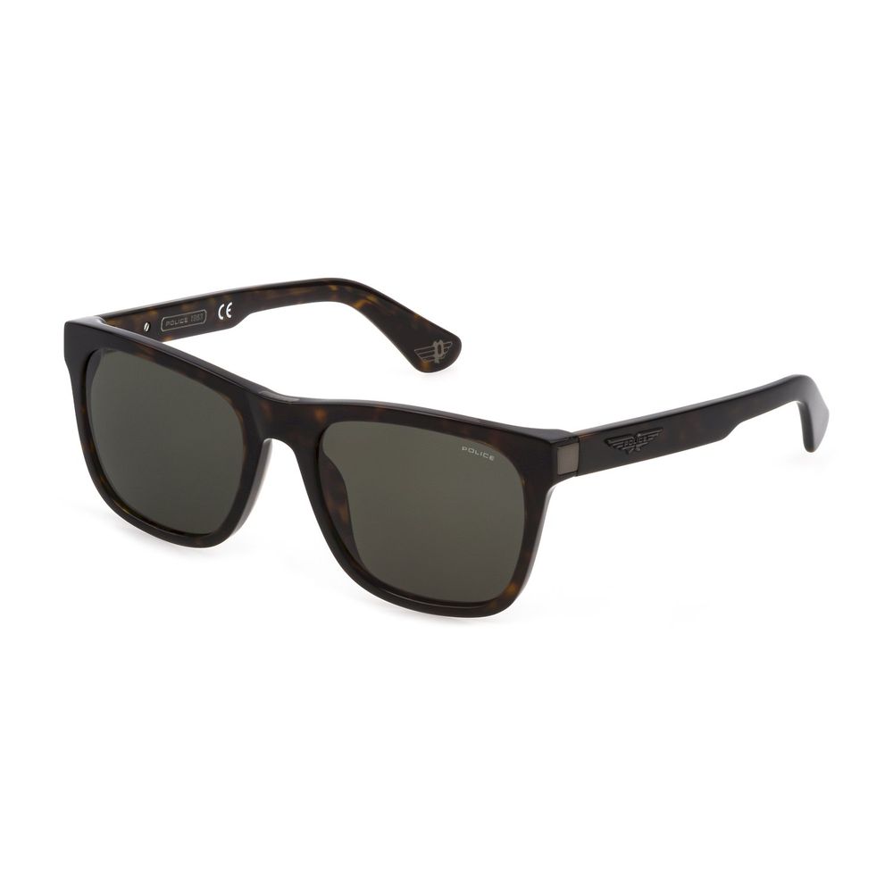Police Brown Acetate Sunglasses for Effortless Elegance