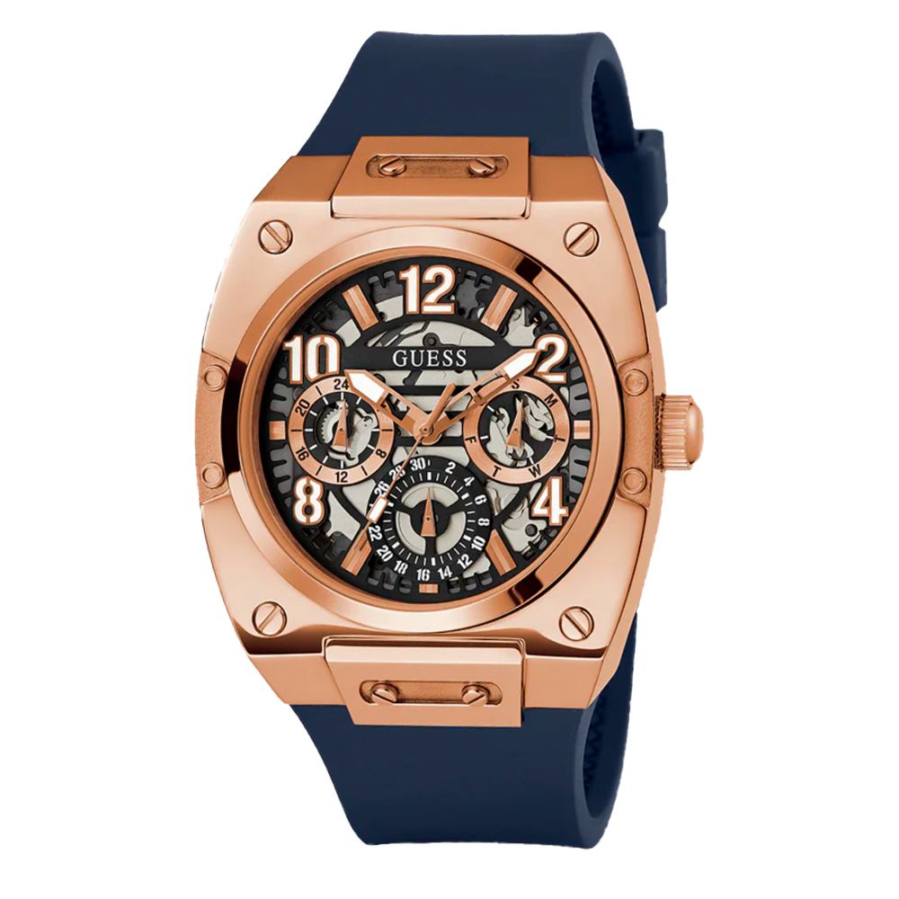 Guess Purple Silicone Watch - Elegant Timepiece for Luxe Style