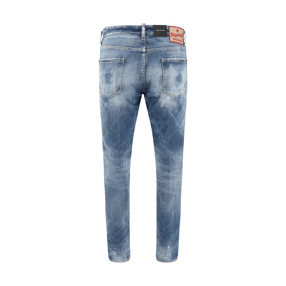 Dsquared² Blue High-Quality Denim Cool Guy Jeans