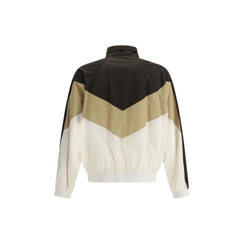 Saint Laurent Black Cotton Veste De Sport Decou Jacket