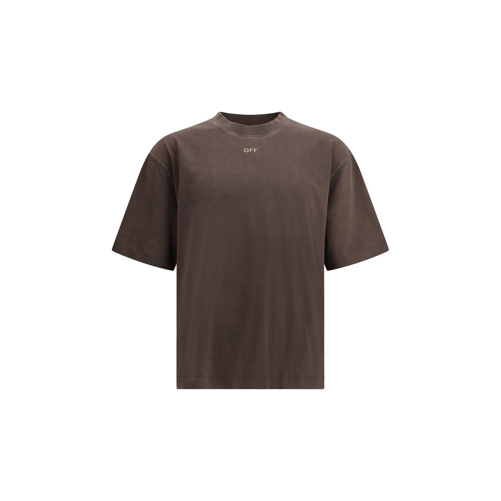 Off-White Black Cotton Martyrdom Arrow Skate T-Shirt