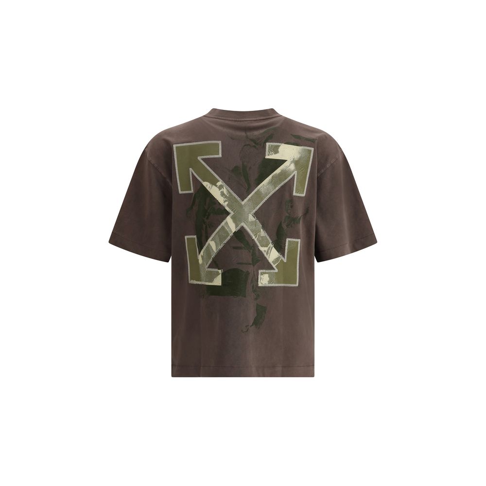 Off-White Black Cotton Martyrdom Arrow Skate T-Shirt