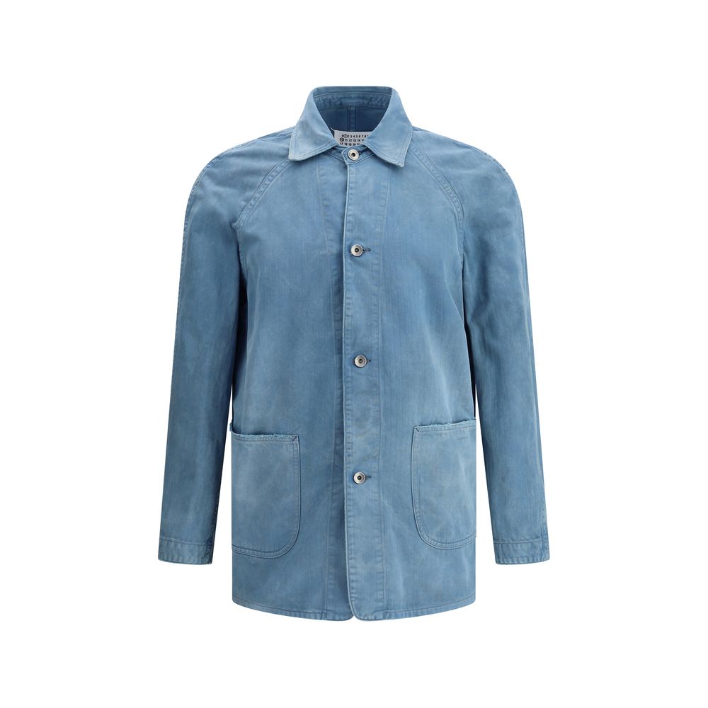 Margiela Blue Cotton Denim Jacket - Effortless Luxury Redefined