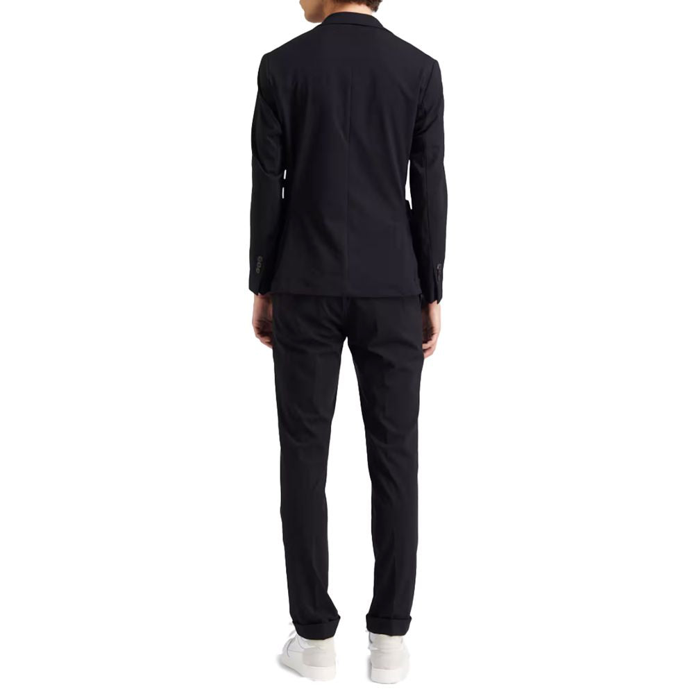 AT.P.CO Blue Nylon Suit - Contemporary Elegance Redefined