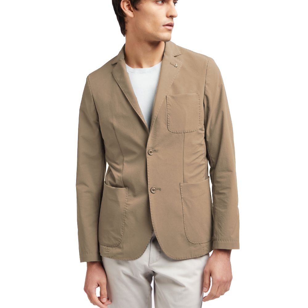 AT.P.CO Beige Wool Blazer – Effortless Elegance Redefined