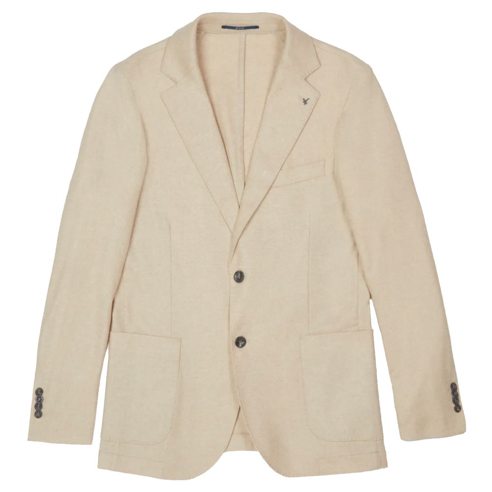 AT.P.CO Beige Linen Blazer for Effortless Elegance