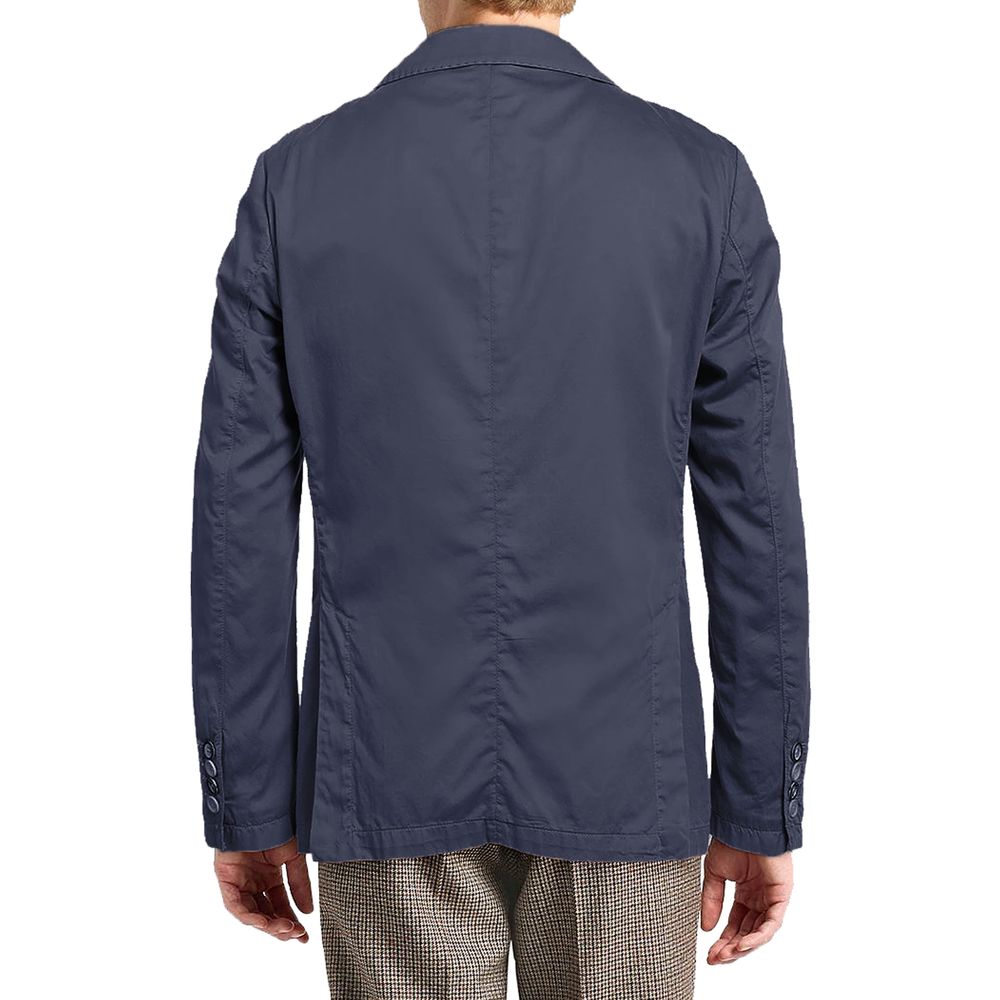AT.P.CO Blue Cotton Blazer for Elegant Wardrobe Essentials