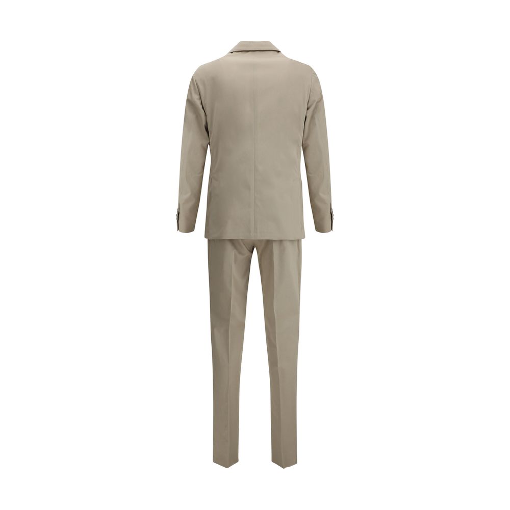 Lardini Navy Wool Suit with Iconic Tailoring Elegance