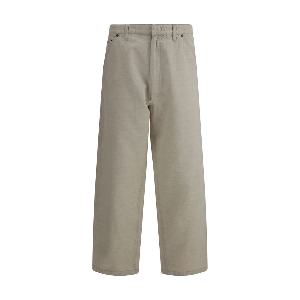 Prada Beige Cotton Baggy Pants: Effortless Luxury for Modern Elegance