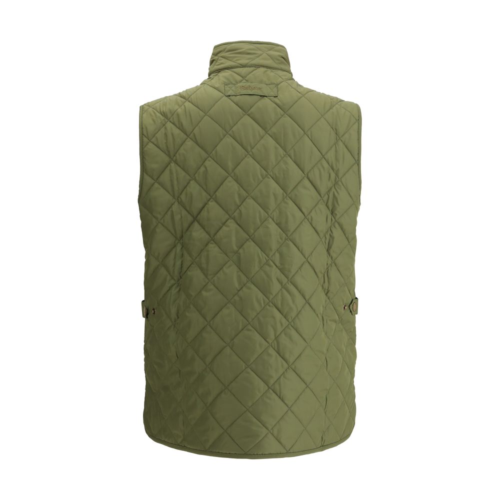 Barbour Navy Cotton Diamond Quilted Vest