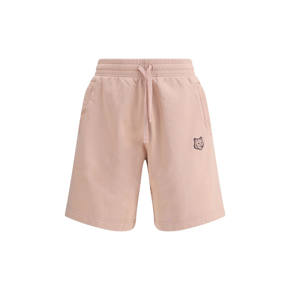 Maison Kitsuné Grey Premium Cotton Tracksuit Shorts