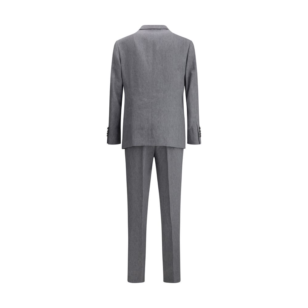 Brunello Cucinelli Beige Linen Suit for Elevated Wardrobe Elegance