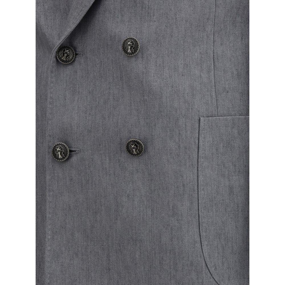 Brunello Cucinelli Beige Linen Suit for Elevated Wardrobe Elegance