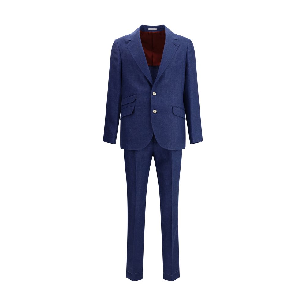 Brunello Cucinelli Beige Linen Suit for Timeless Sophistication