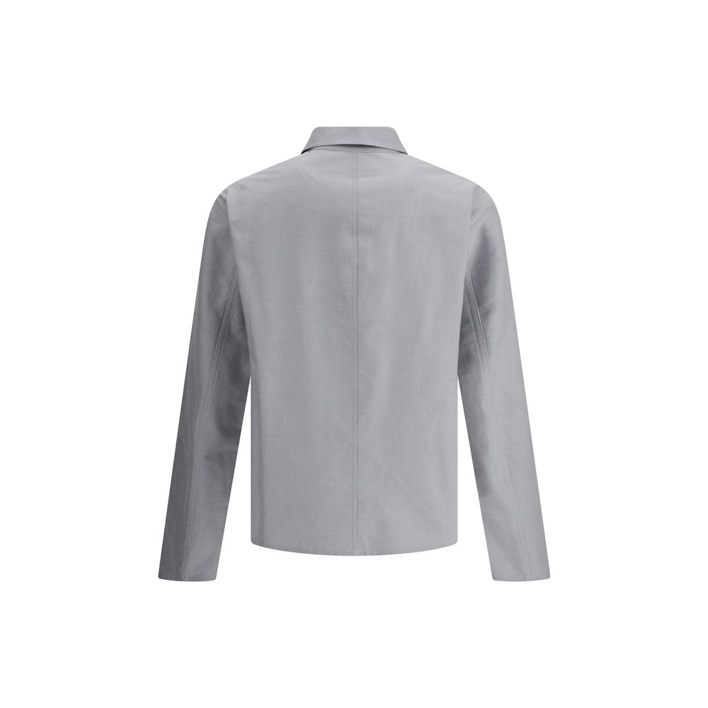 Marni White Premium Cotton Shirt with Embroidered Logo