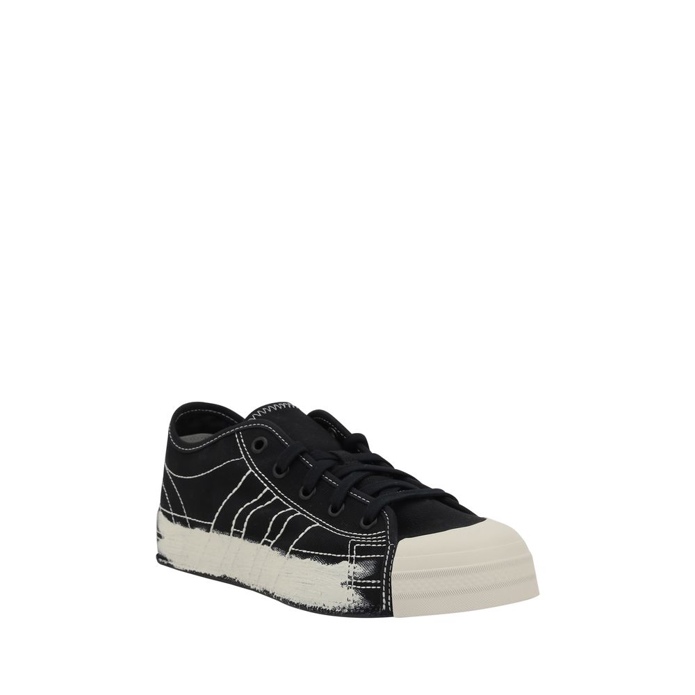Y-3 White Canvas Sneakers: Elevated Style Meets Timeless Design