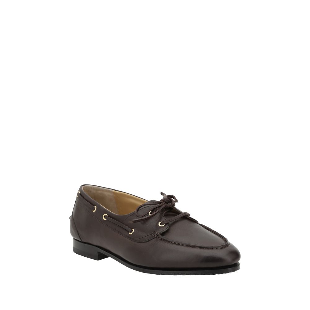 Bally Brown Leather Pathy Loafers: Timeless Elegance in Luxe Leather