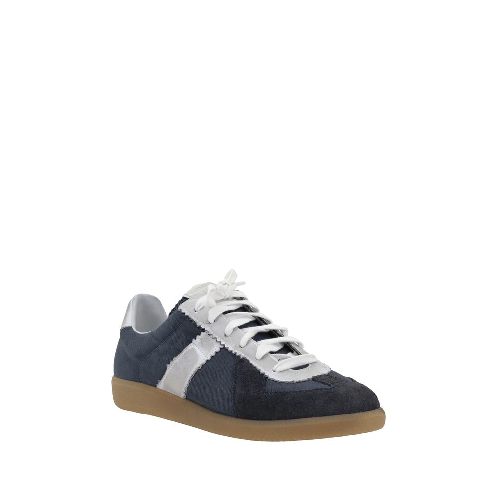 Margiela Grey Suede Sneakers for Elevated Contemporary Style
