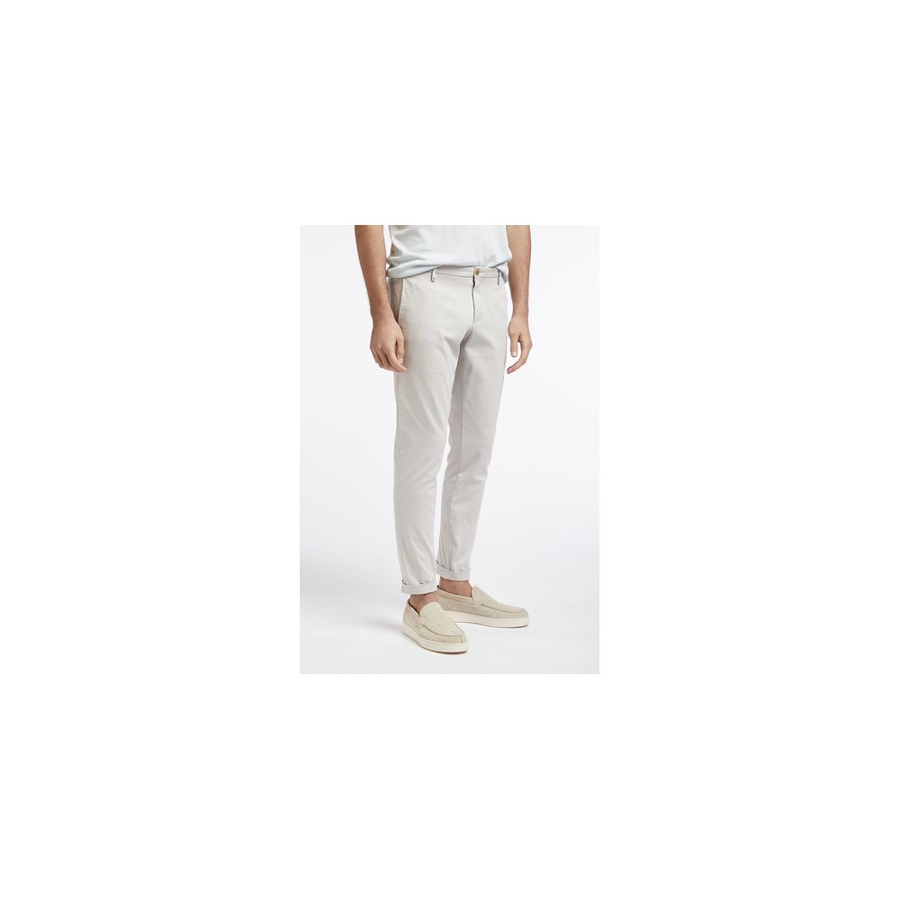 AT.P.CO Gray Cotton Jeans for Elevated Style