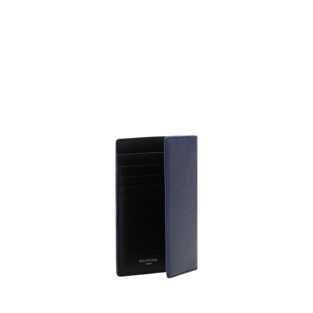 Balenciaga Black Premium Leather Passport Holder