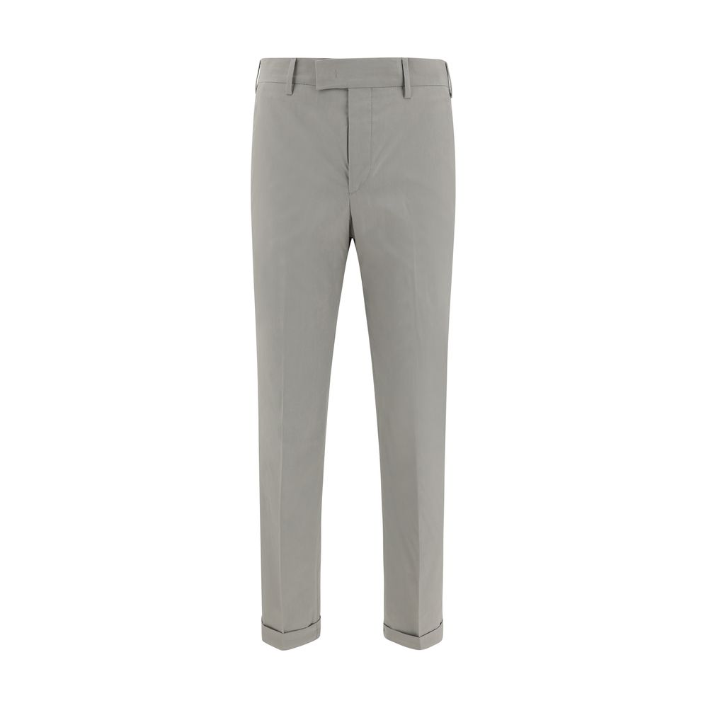 Germano Beige Cotton Pants for Elevated Sophistication and Style