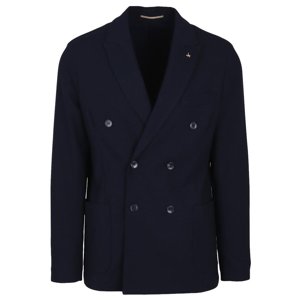 AT.P.CO Blue Wool Blazer - A Statement of Timeless Elegance