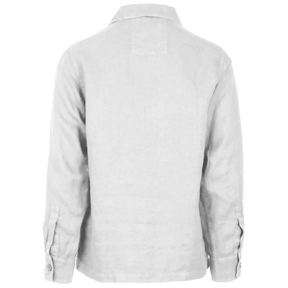 AT.P.CO White Linen Shirt - Effortless Sophistication